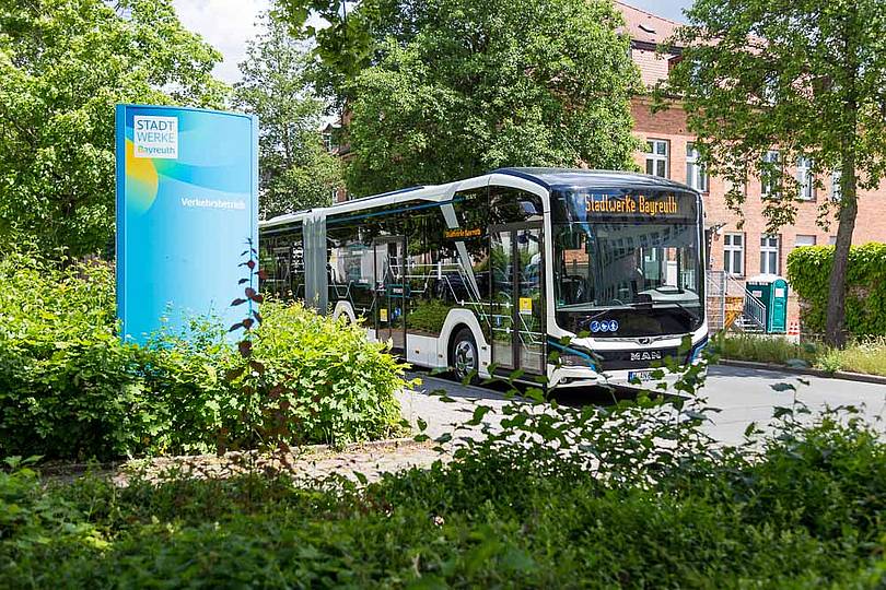 Stadtwerke Bayreuth testen Elektrobus