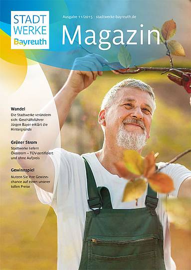 Magazin der Stadtwerke Bayreuth im November 2015