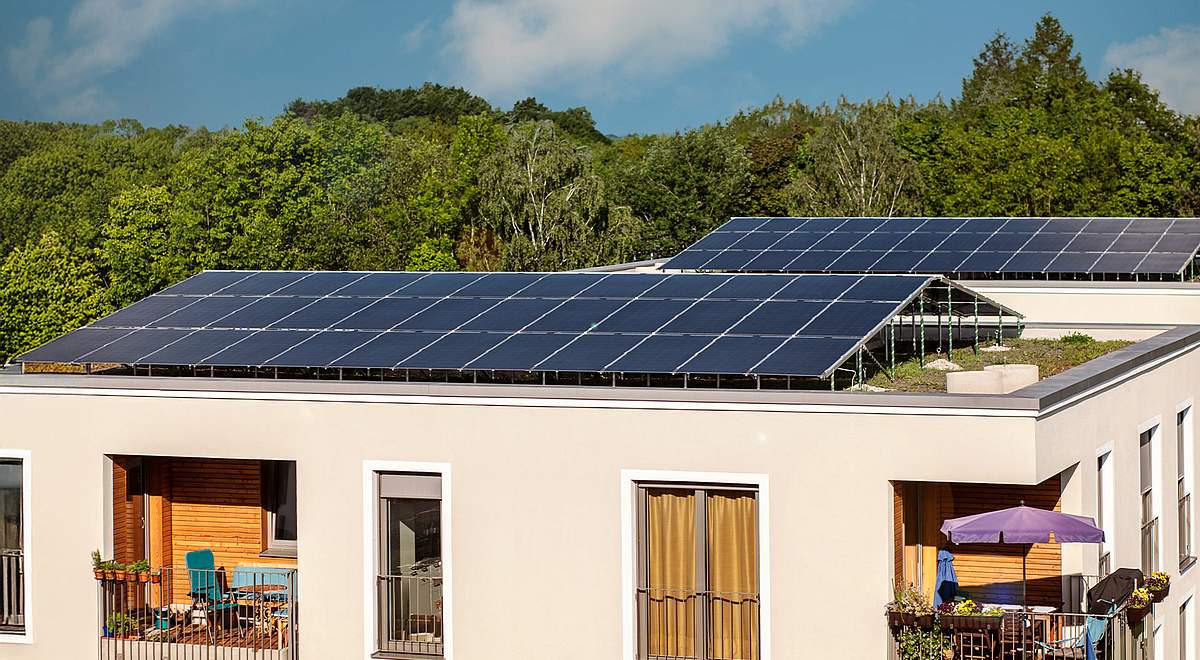 Solaranlage von den Stadtwerken Bayreuth 