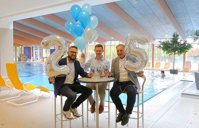 Die Lohengrin Therme feiert ihren 25. Geburtstag